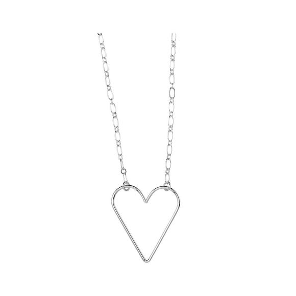 Valentine Special 🔥 DAINTY VERSATILE SILVER HEART 💛 NECKLACE - Picture 3 of 6